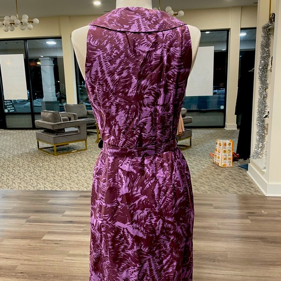 MILLY Purple Cocktail Dress SIZE 0 - Picture 4 of 5